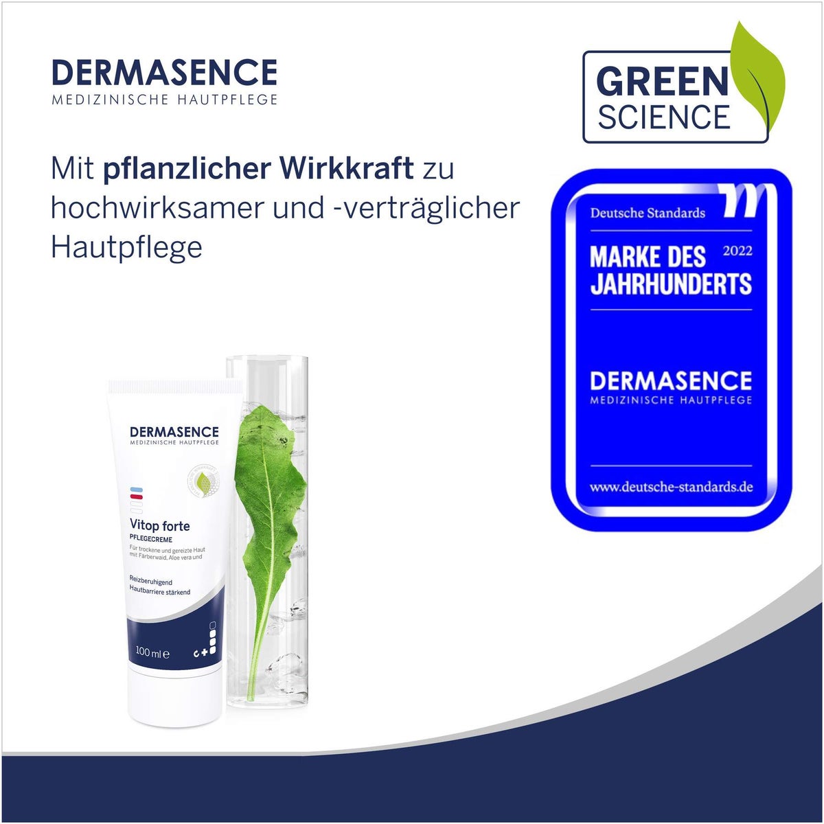 Dermasence Vitop Forte Pflegecreme 100 ml