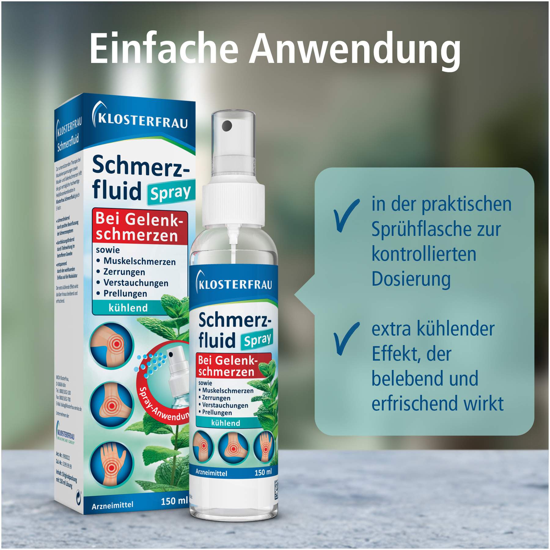Klosterfrau Schmerzfluid 150 ml Spray