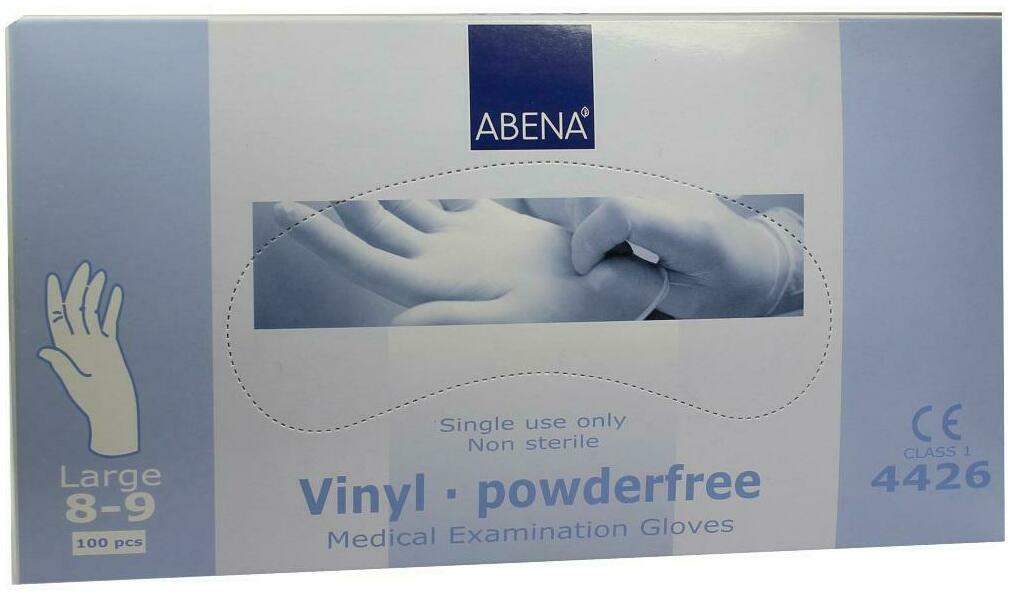 Vinyl Handschuhe Puderfrei Large 100 Stück