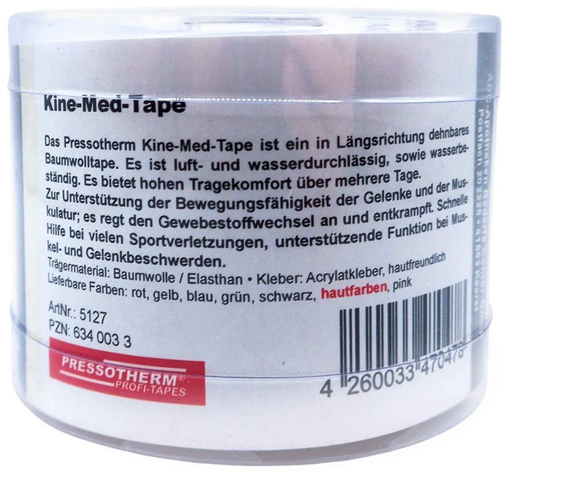 Pressotherm Kine-Med-Tape 5 Cmx5 M Hautfarben