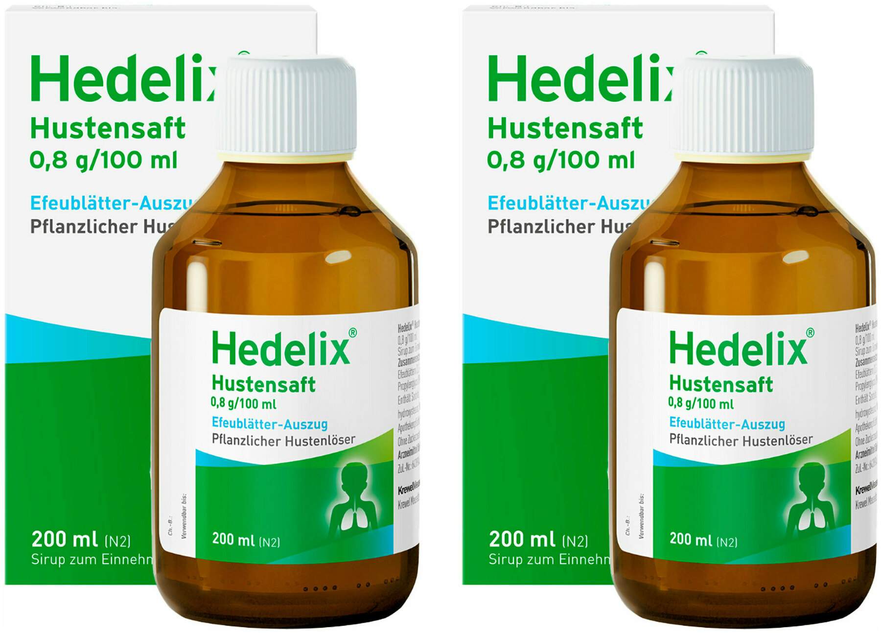 Hedelix Hustensaft 2 x 200 ml