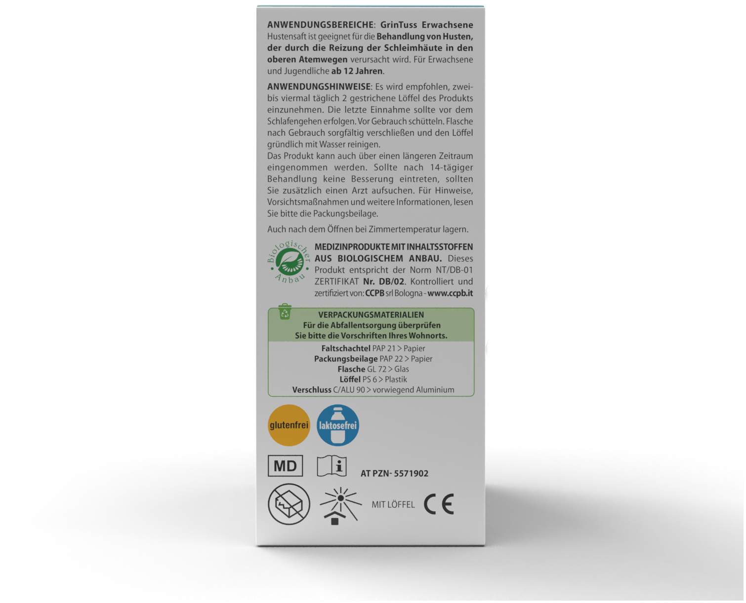 Grintuss Erwachsenen Hustensaft 128 ml