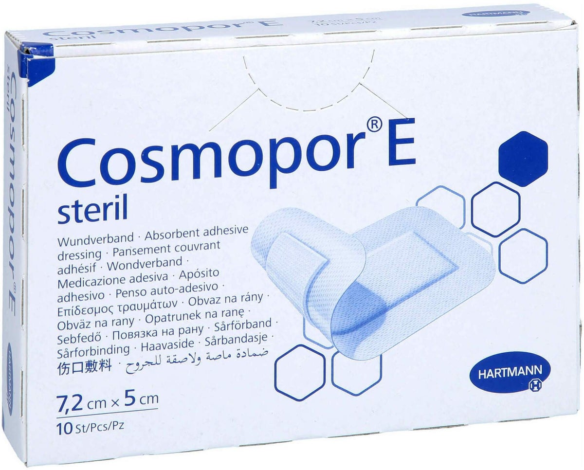 Cosmopor E Steril 5 X 7,2 cm 10 Stück