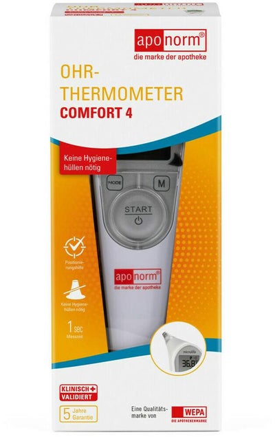 Aponorm Fieberthermometer Ohr Comfort 4  1 Stück