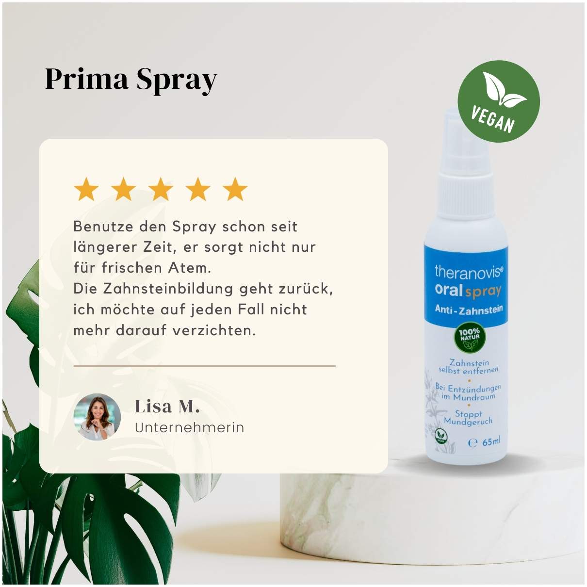 Theranovis Zahnstein Spray 65 ml