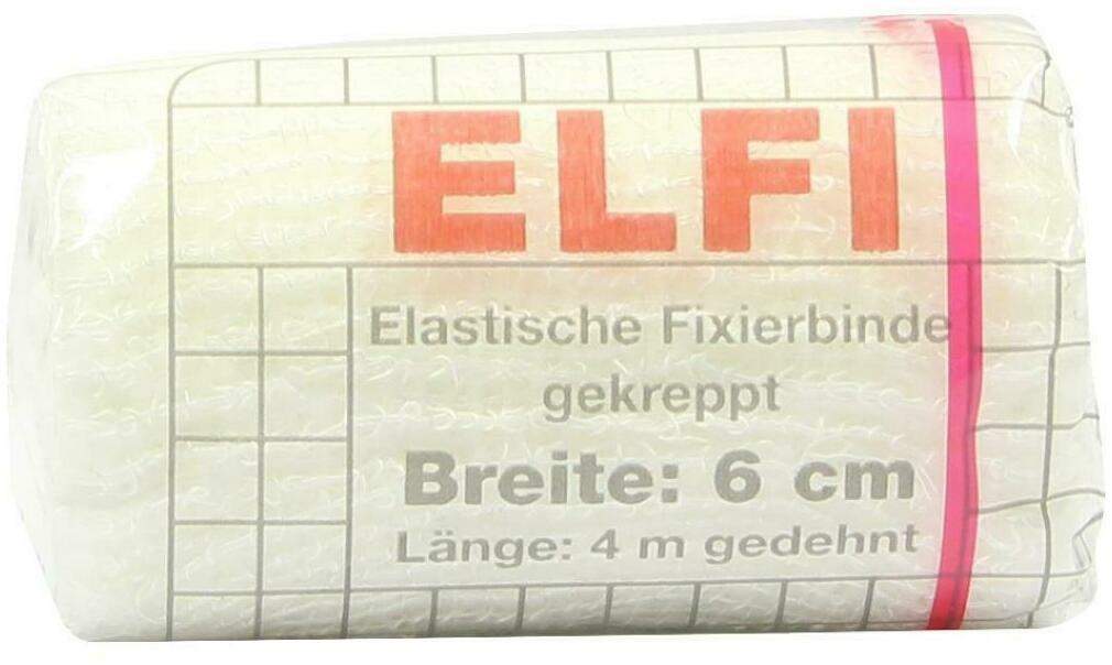 Dracoelfi Elastische Fixierbinde 6 cm X 4 M 1 Binde