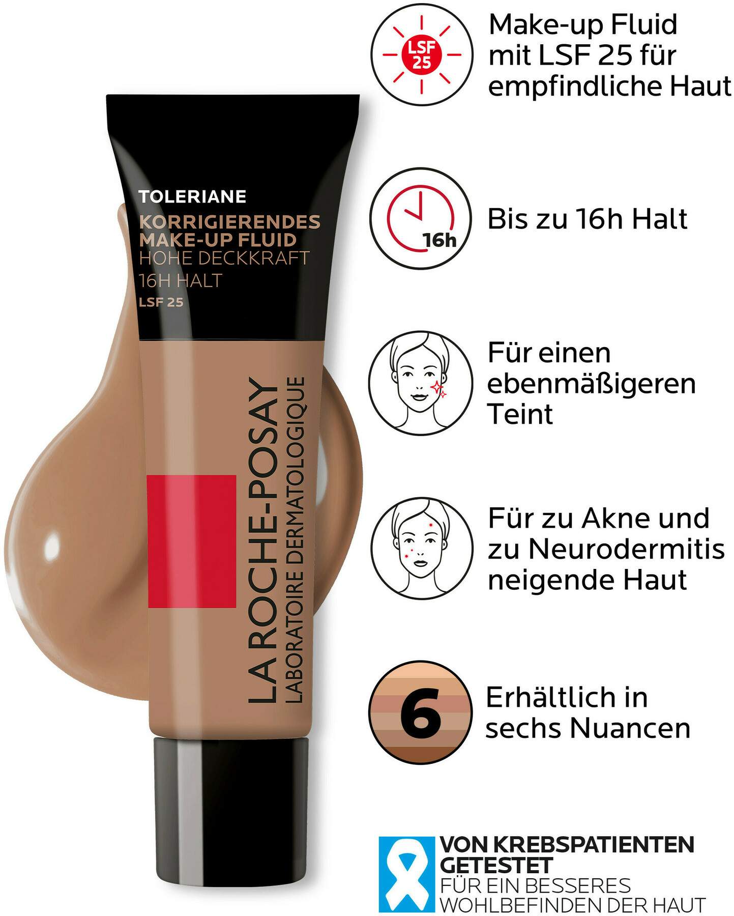 La Roche Posay Toleriane Make-Up Fluid Nr.15 30 ml