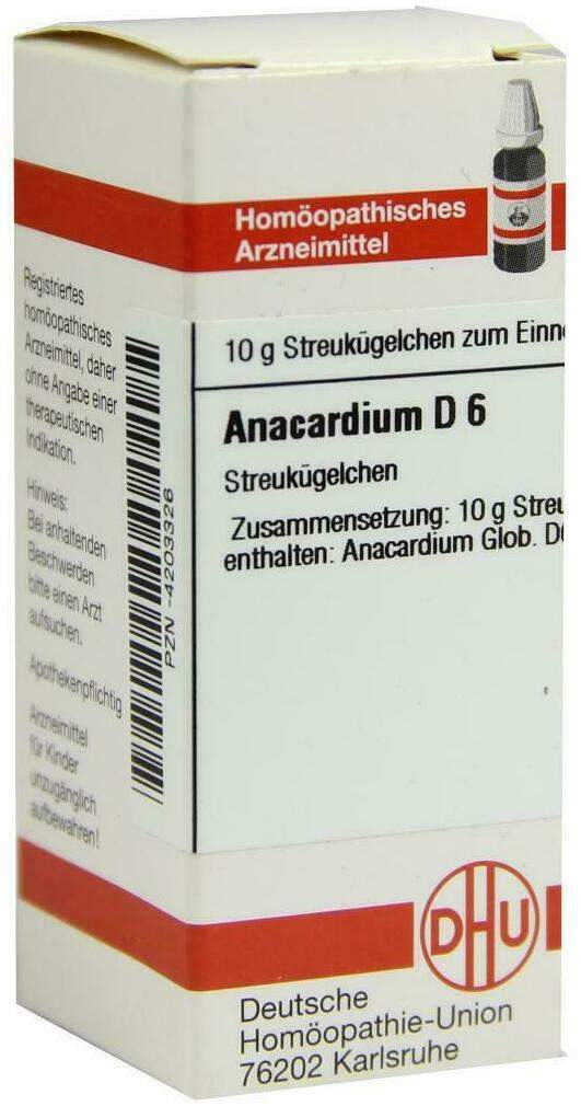 Dhu Anacardium D6 Globuli