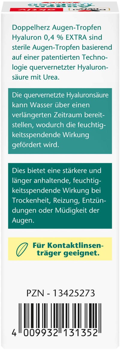 Doppelherz Aktiv Augen-Tropfen Hyaluron 0,4 % Extra 10 ml