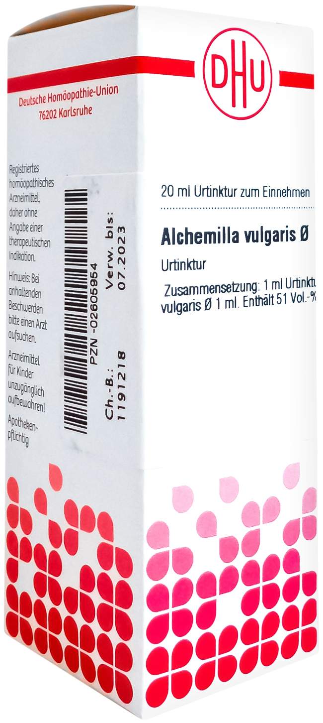 Dhu Alchemilla Vulgaris Urtinktur 20 ml Dilution