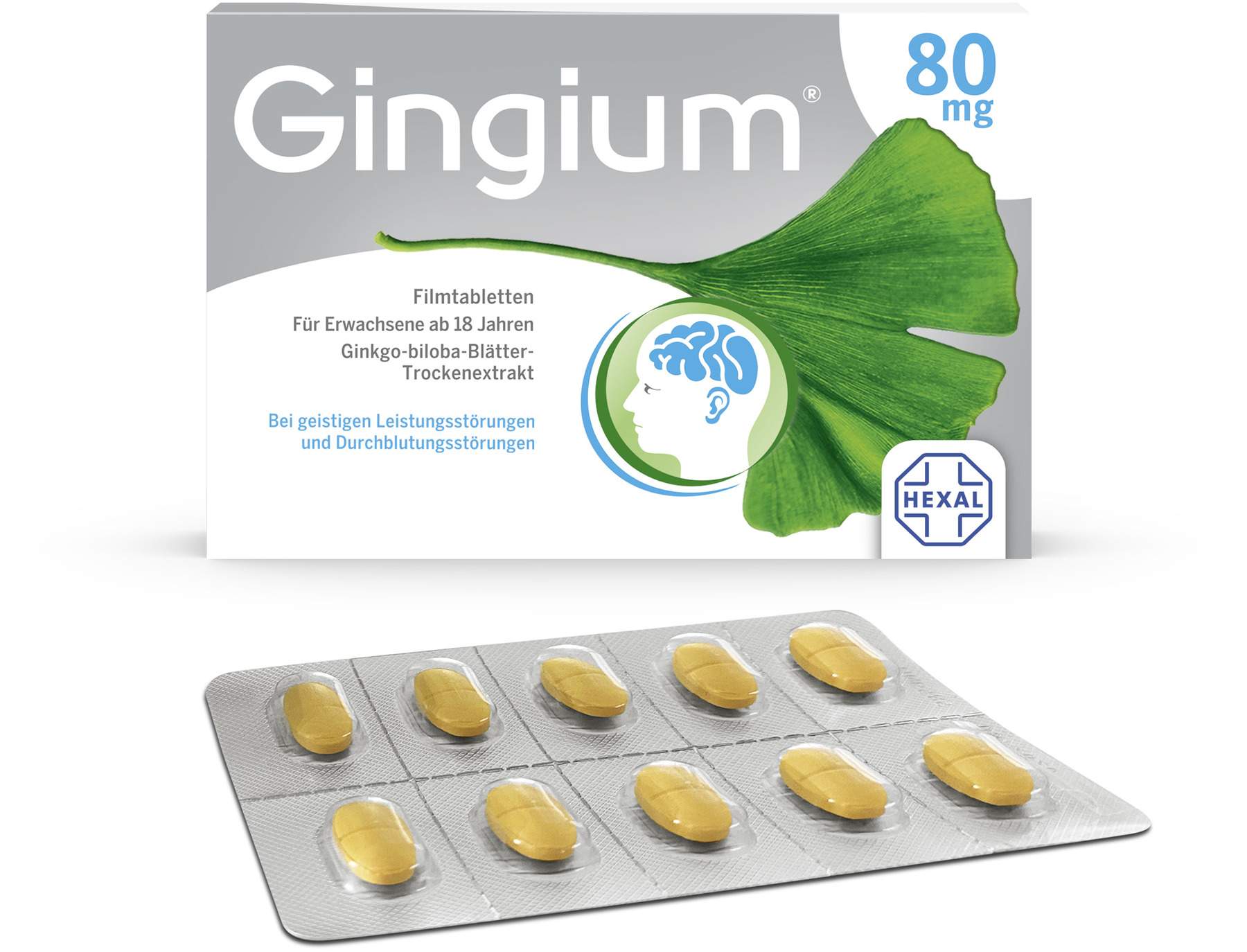 Gingium 80 mg 30 Filmtabletten
