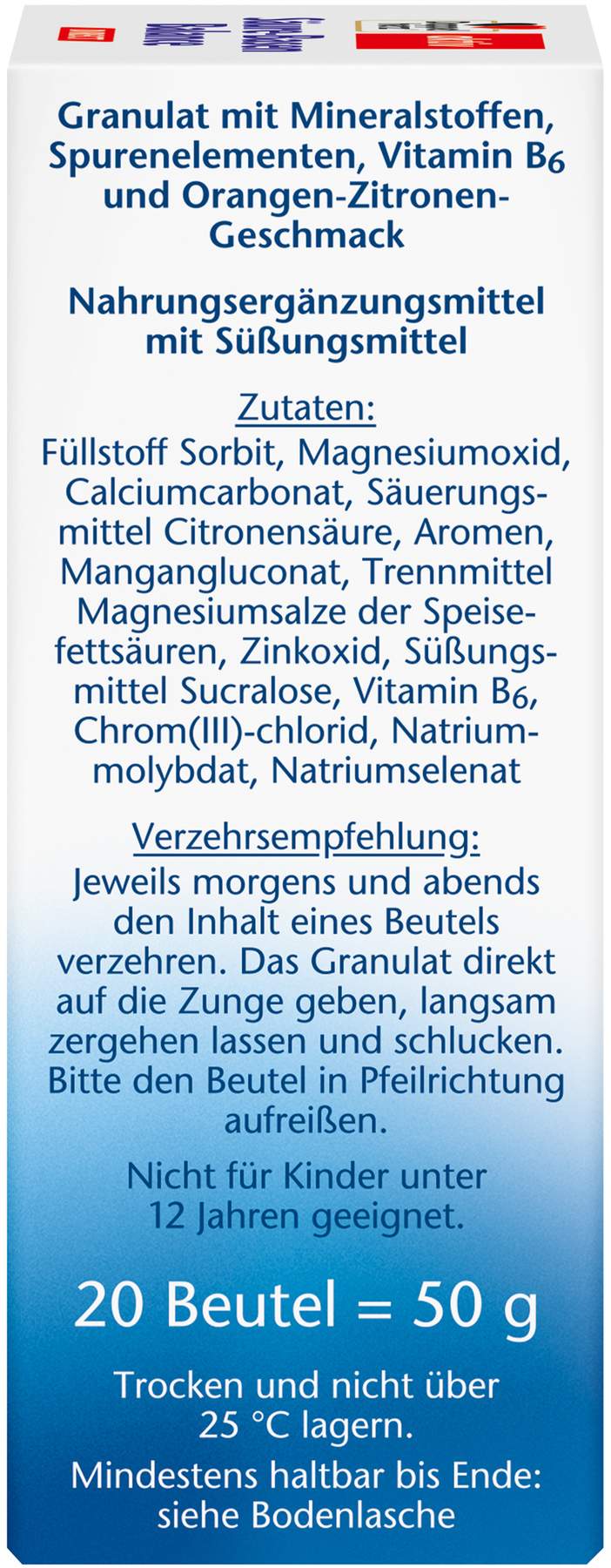 Doppelherz Aktiv Säure - Basen Balance 20 Direct Pellets