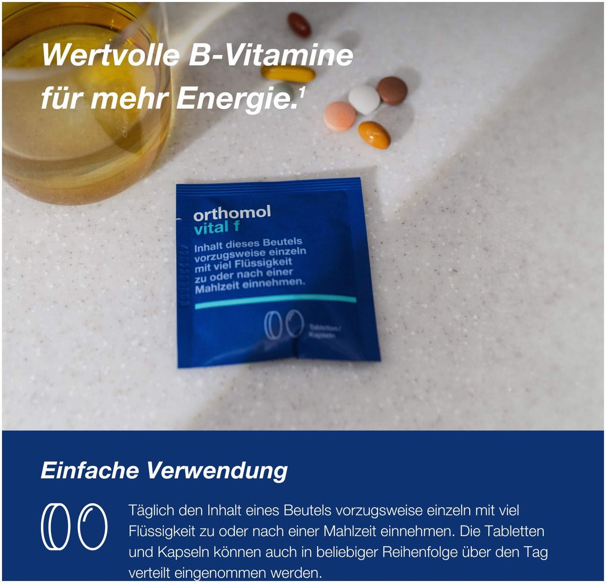 Orthomol Vital F 30 Tabletten - Kapseln 1 Kombipackung