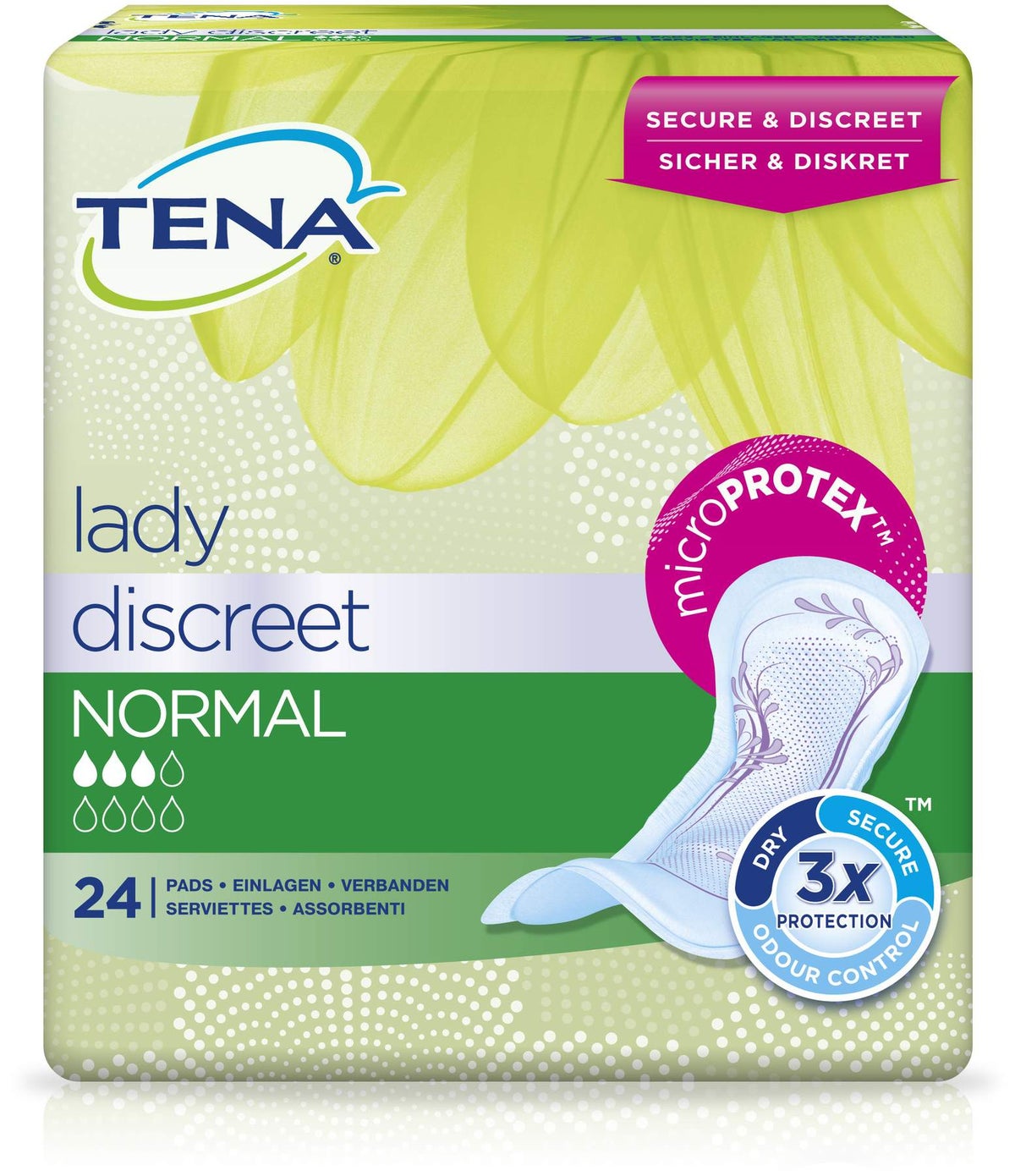 Tena Lady Discreet Normal 12 X 24 Einlagen