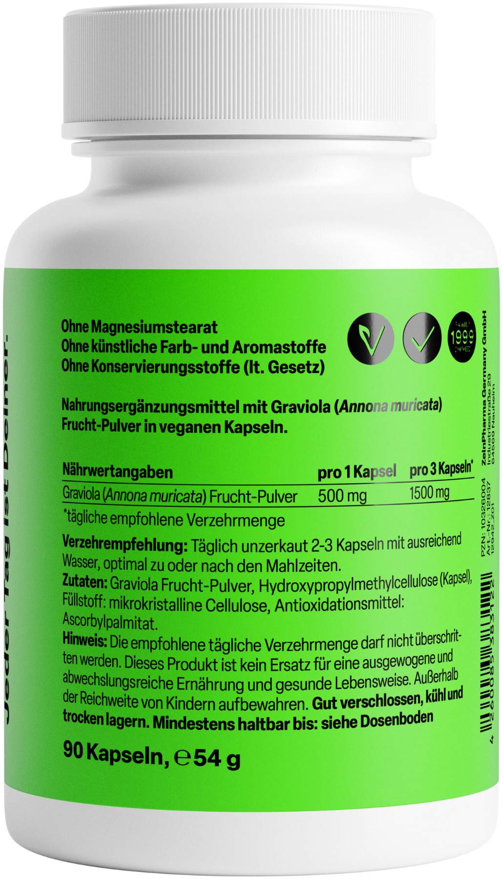 Graviola Kapseln 500 mg 90 Kapseln