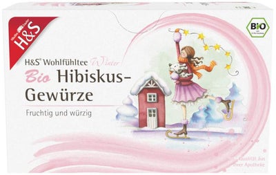 H&S Wintertee Bio Hibiskus-Gewürze 20 X 2.5 G Filterbeutel