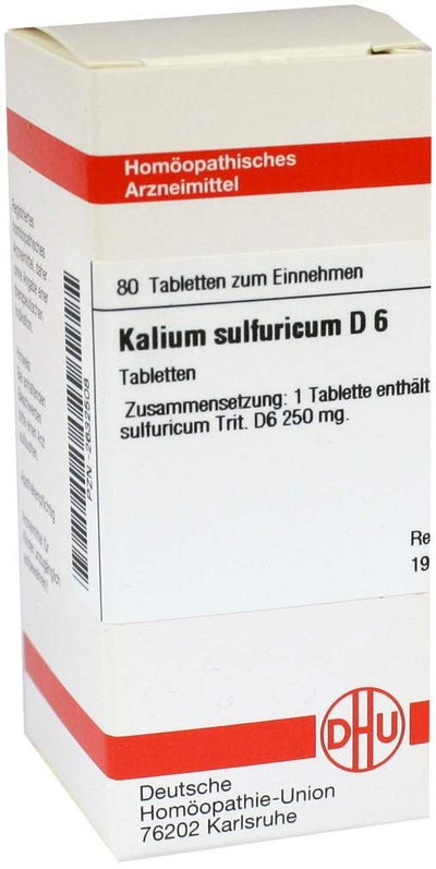 Kalium Sulfuricum D6 Dhu 80 Tabletten