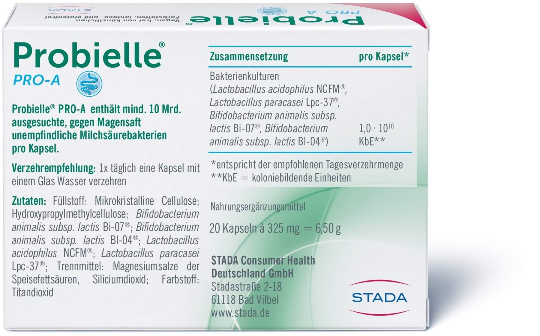 Probielle PRO-A Kapseln 20 Stück