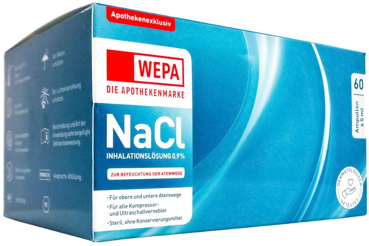 WEPA Inhalationslösung Nacl 0,9% 60 x 5 ml