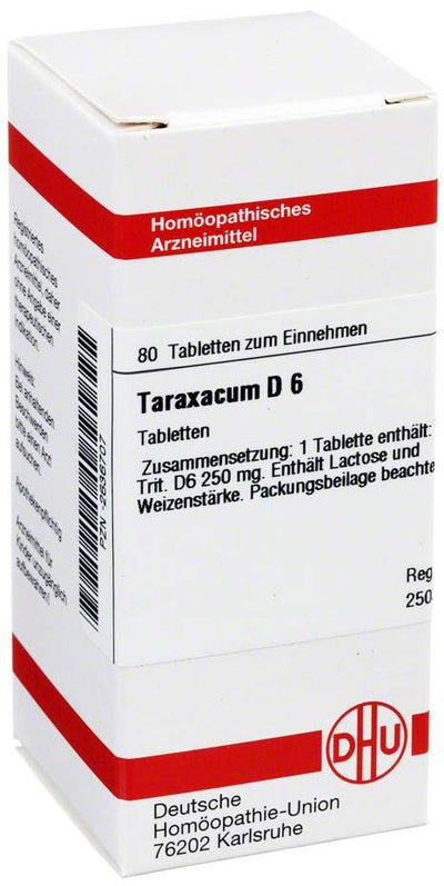 Dhu Taraxacum D6 80 Tabletten