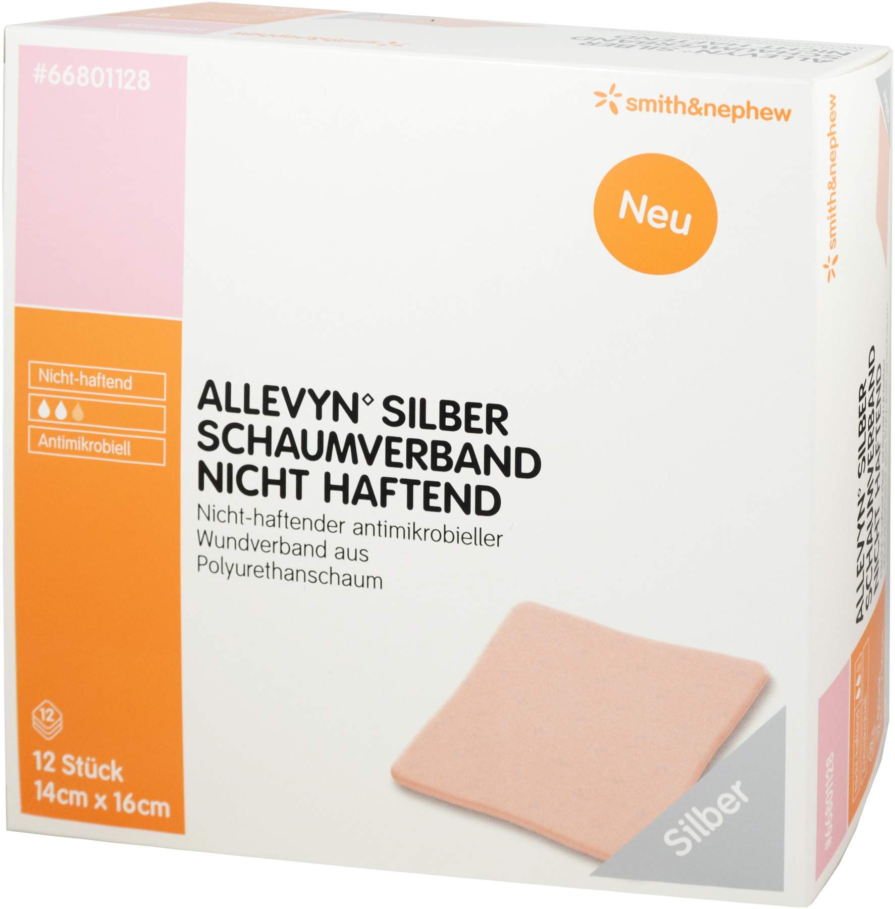 Allevyn Silber Schaumverb.14x16 cm Nichtht Haftend
