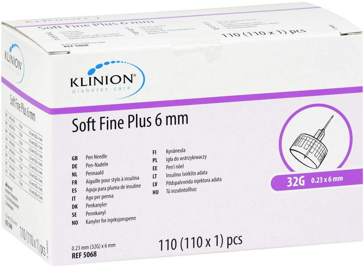 Klinion Soft Fine Plus Pen-Nadeln 0,23x6 mm 32 G