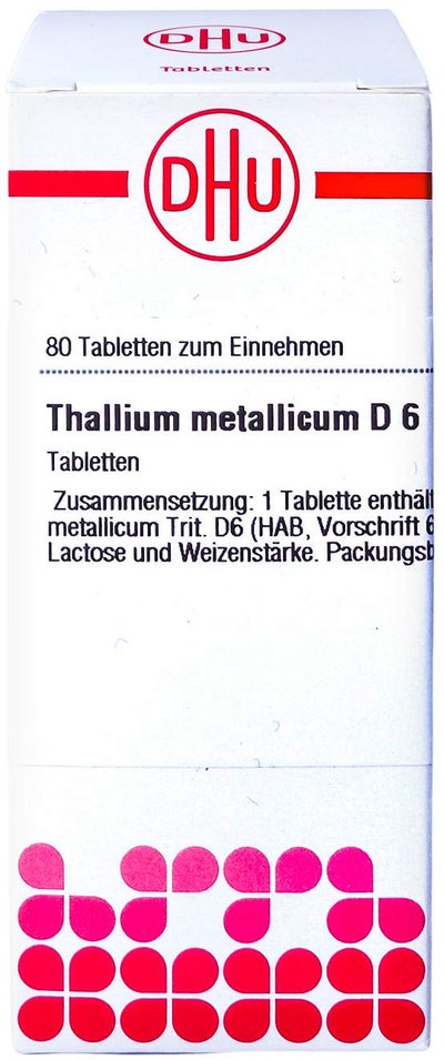 Dhu Thallium Metallicum D6 80 Tabletten