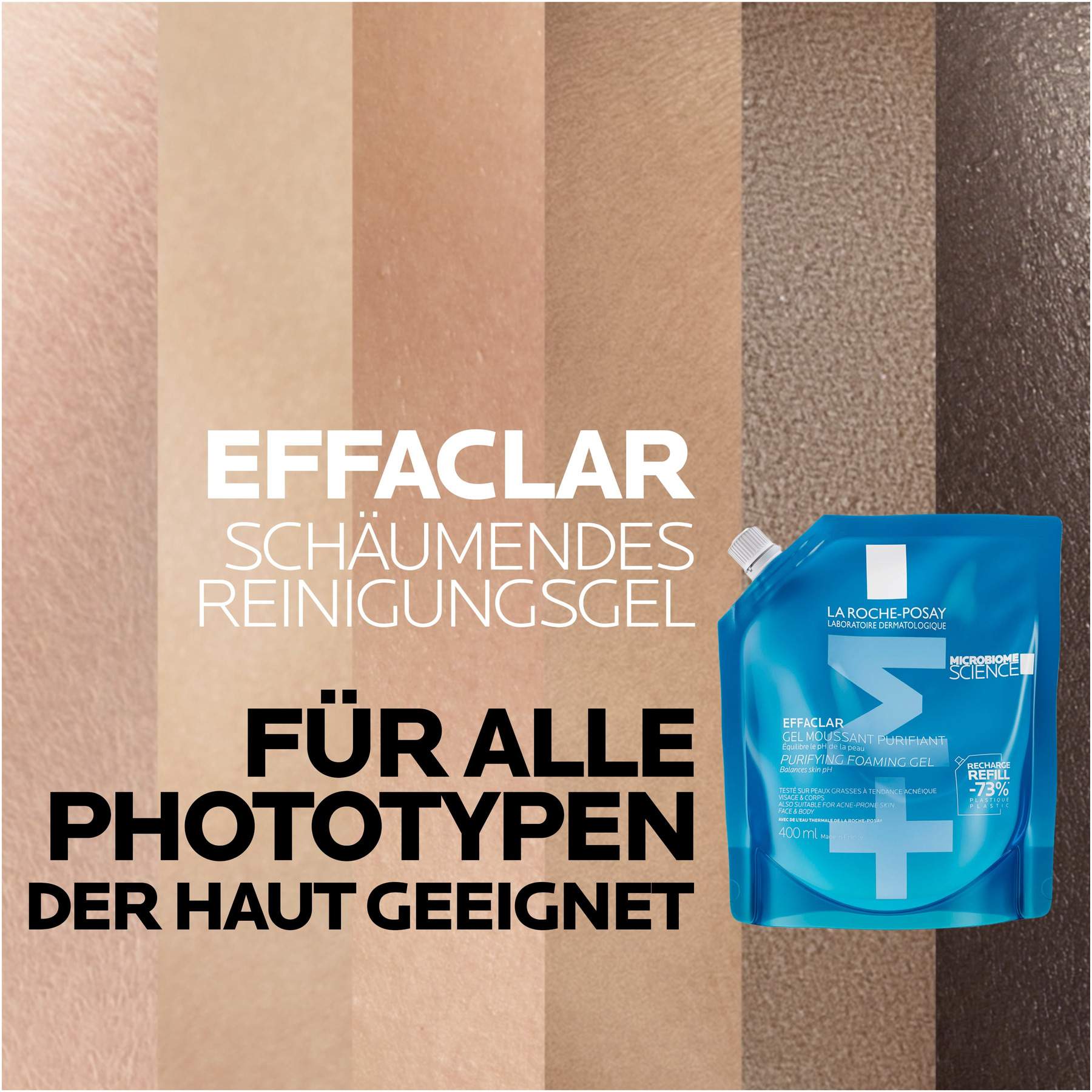 La Roche Posay Effaclar Foaming Gel Nachfüllpack 400 ml