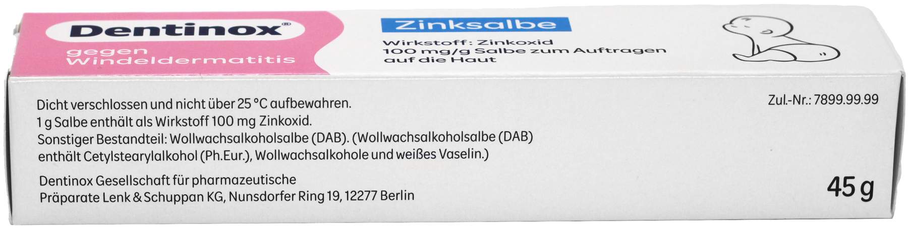Dentinox Zinksalbe 45 g