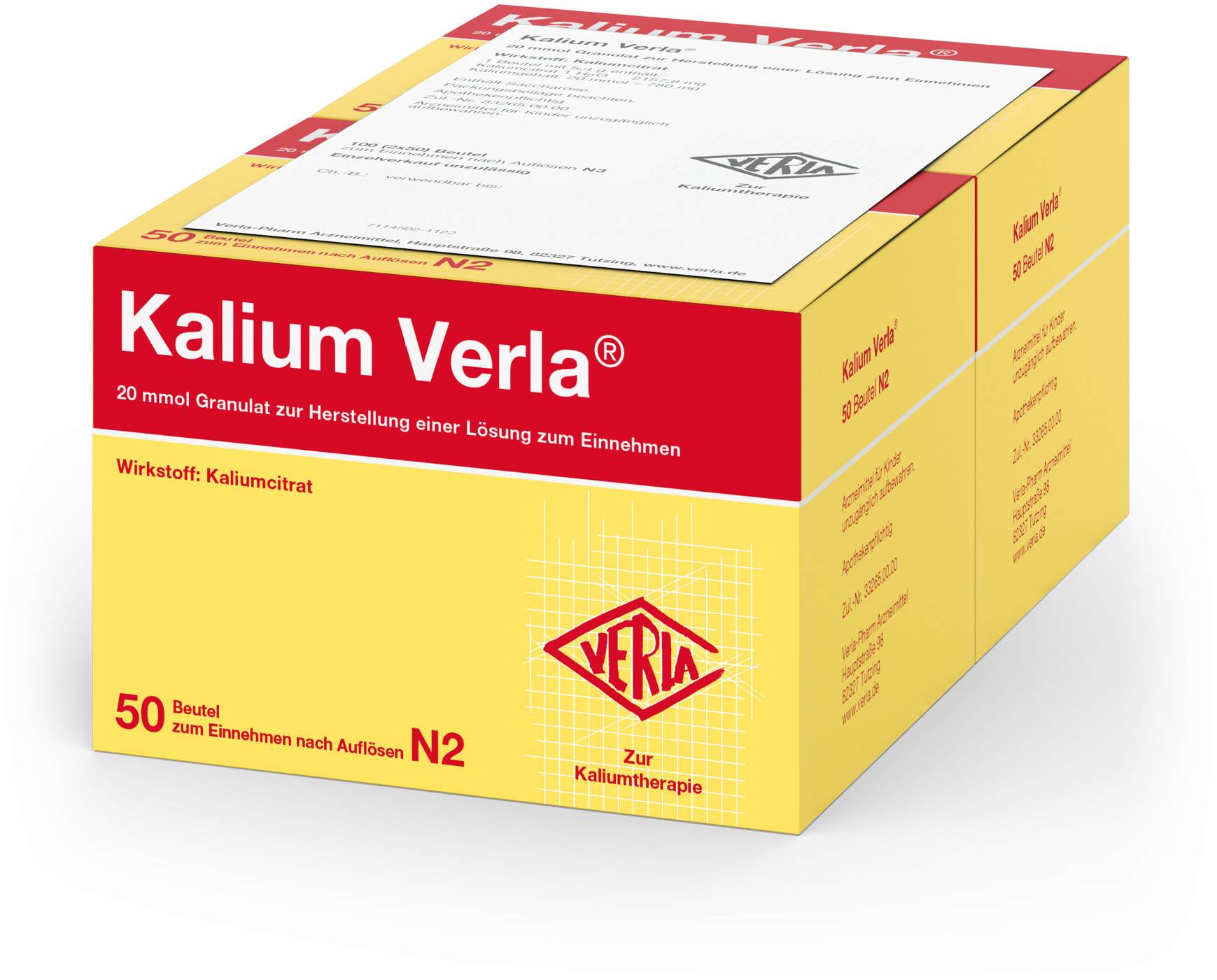 Kalium Verla Granulat 100 Beutel