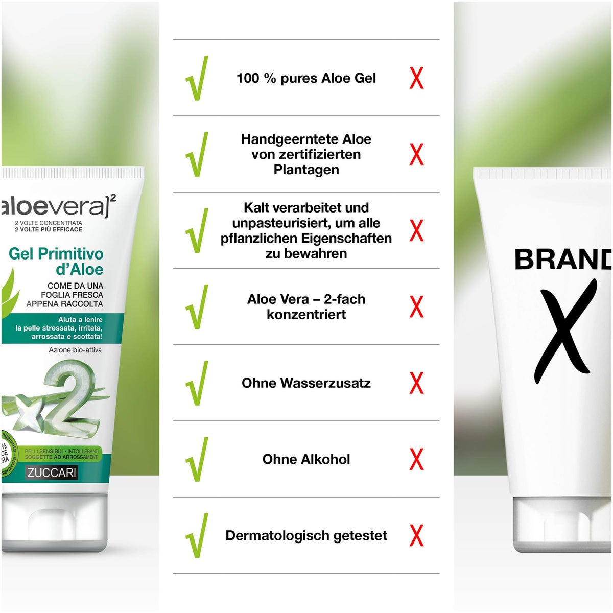 Aloevera Gel Erfrischend Pur Zuccari 150 ml