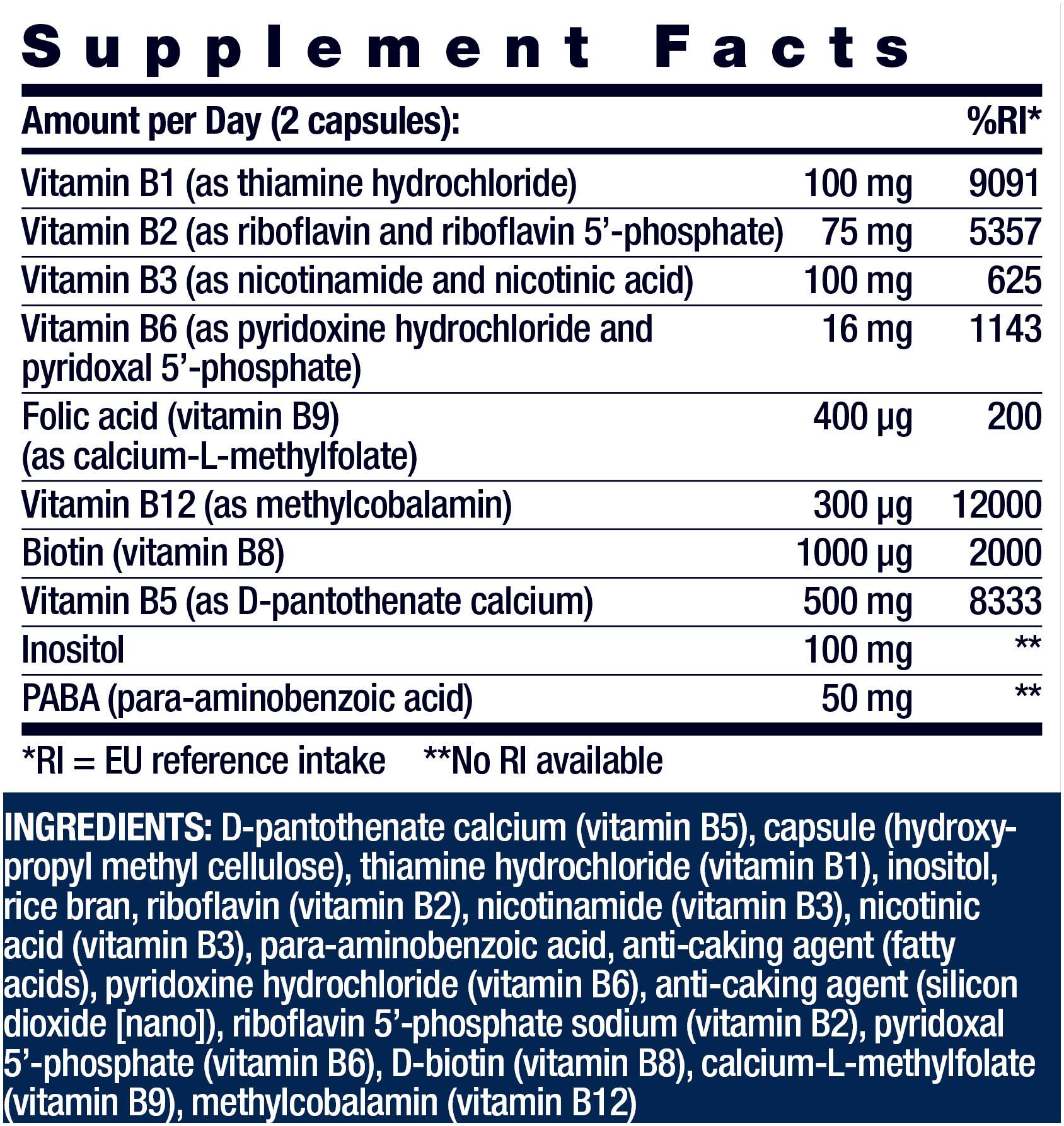 Bioactive Complete B-Complex 60 Kapseln