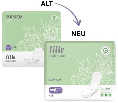 LILLE Suprem Light Inkontinenz Einlagen extra