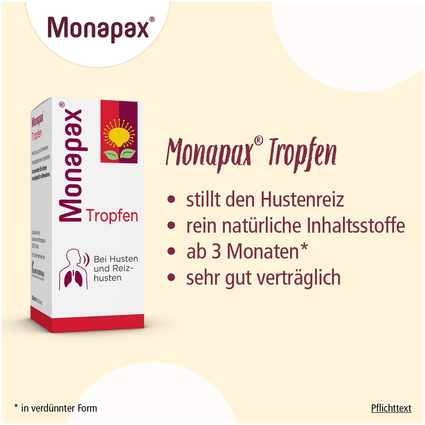 Monapax Tropfen bei Husten 20 ml Tropfen