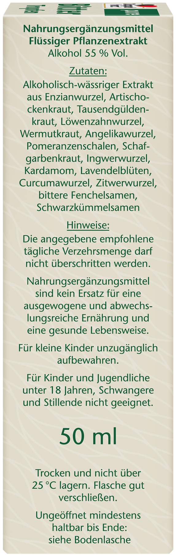 Doppelherz pure Bitter Tropfen 50 ml