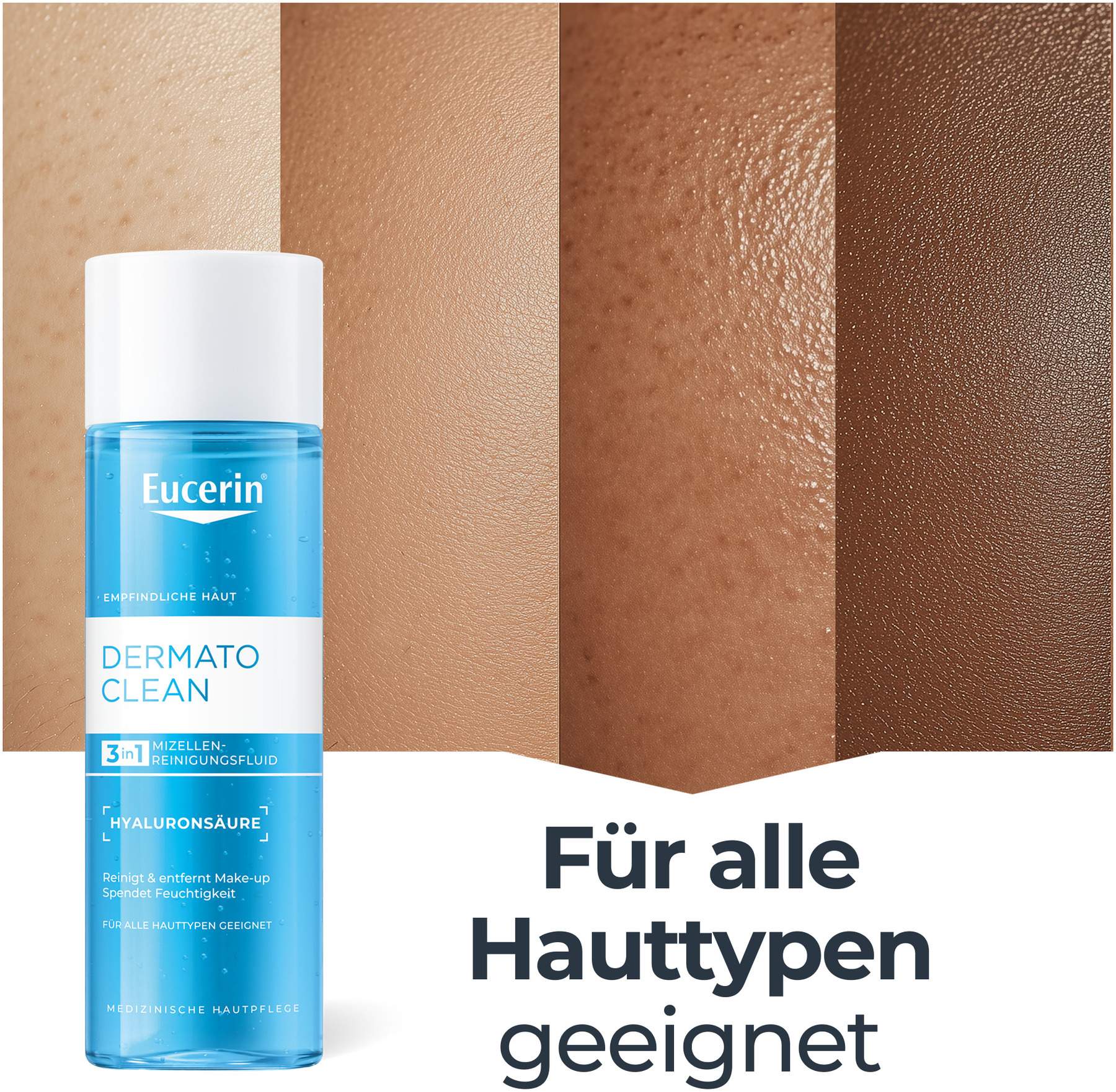 Eucerin Dermatoclean Hyaluron Mizellen Reinigungsfluid 3in1  400 ml