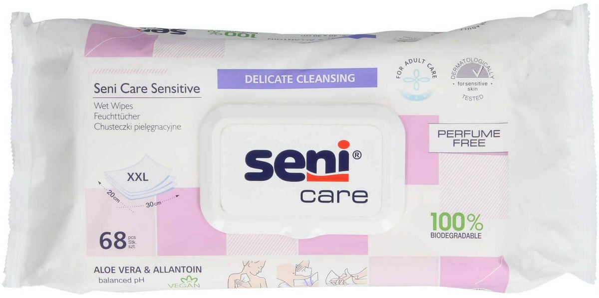 Seni Care Sensitive Feuchtpflegetücher