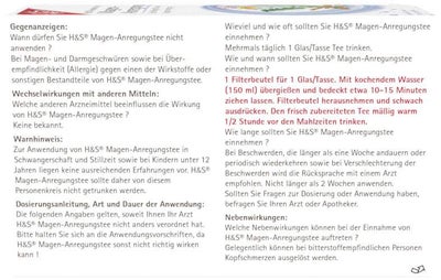 H&S Magen-Anregungstee Filterbeutel