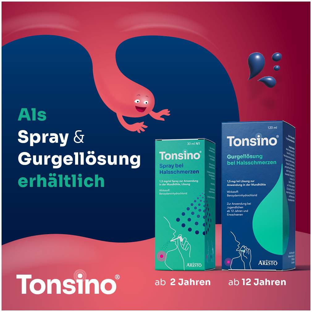 Tonsino Spray bei Halsschmerzen 30 ml