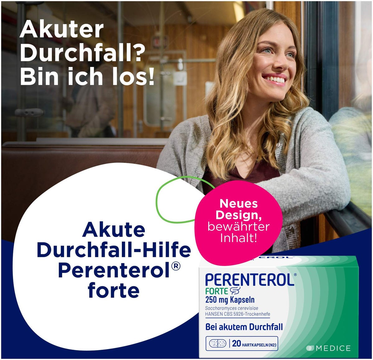 Perenterol forte 250 mg 20 Kapseln