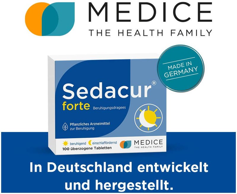 Sedacur forte Beruhigungsdragees 100 Stück