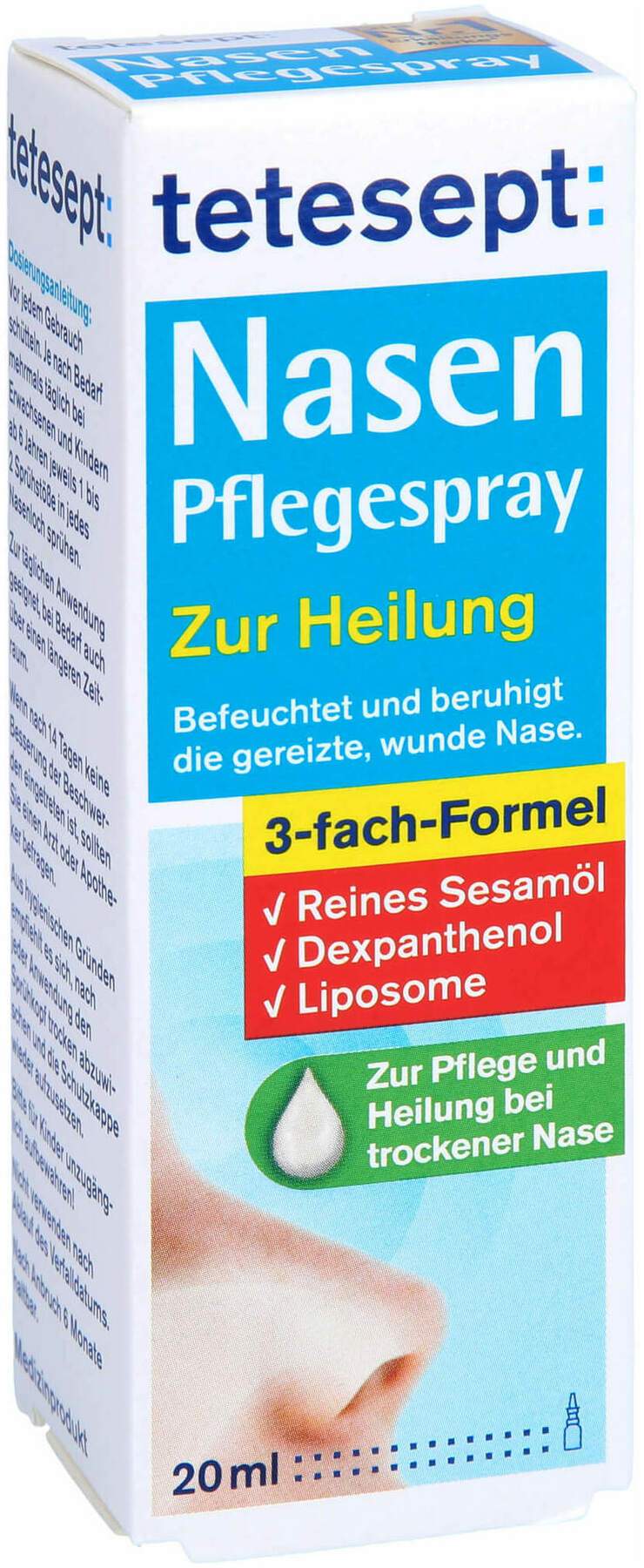 Tetesept Nasen Pflegespray 20 ml