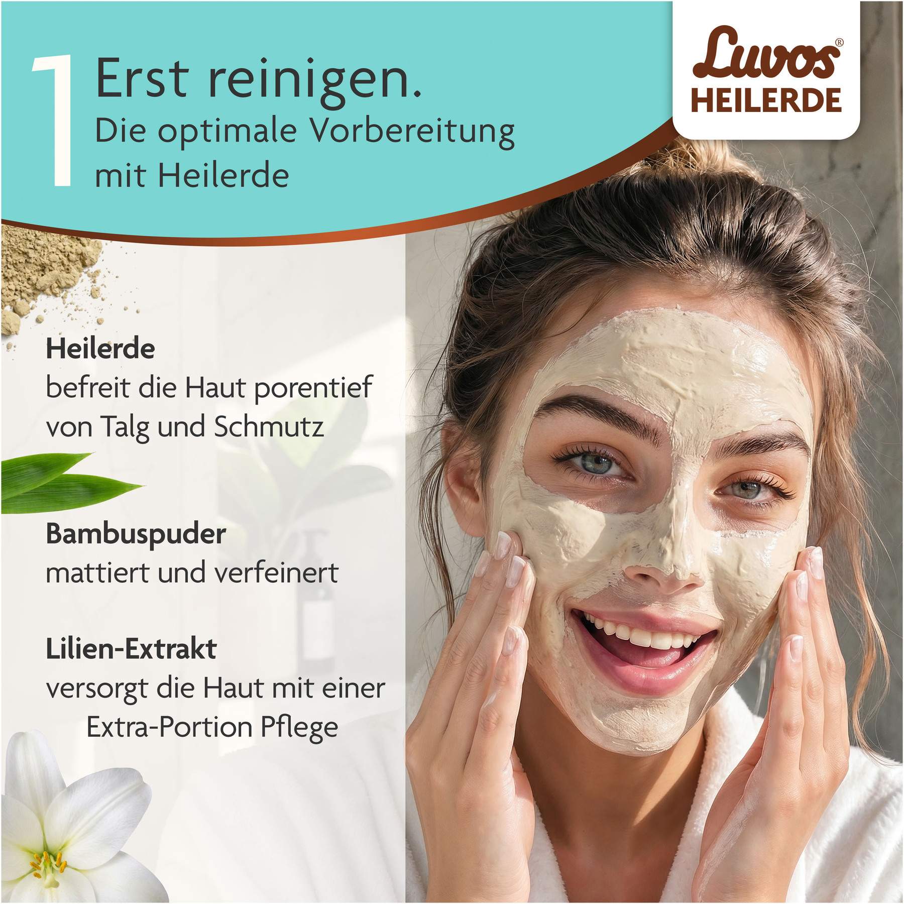 Luvos Heilerde Hydro Booster Mit Clean Maske 2 + 7,5 ml