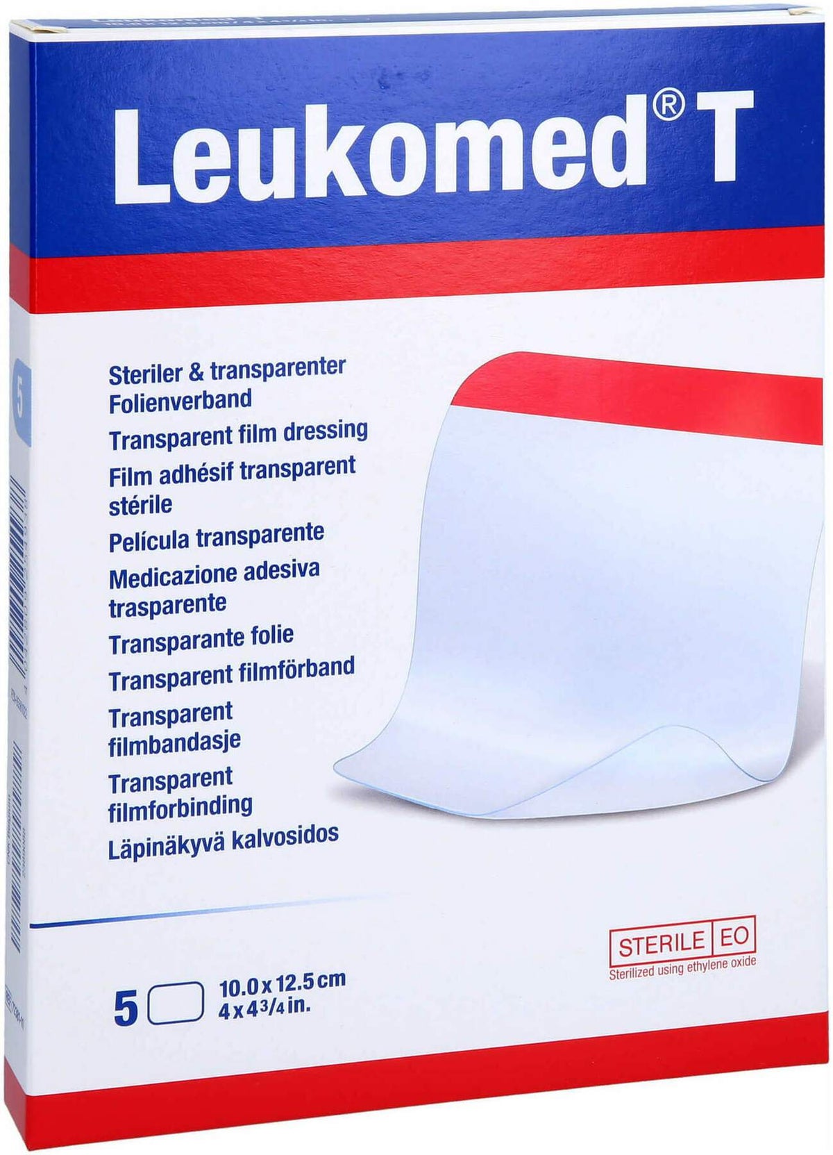 Leukomed T Steril 10 X 12,5 cm 5 Stück