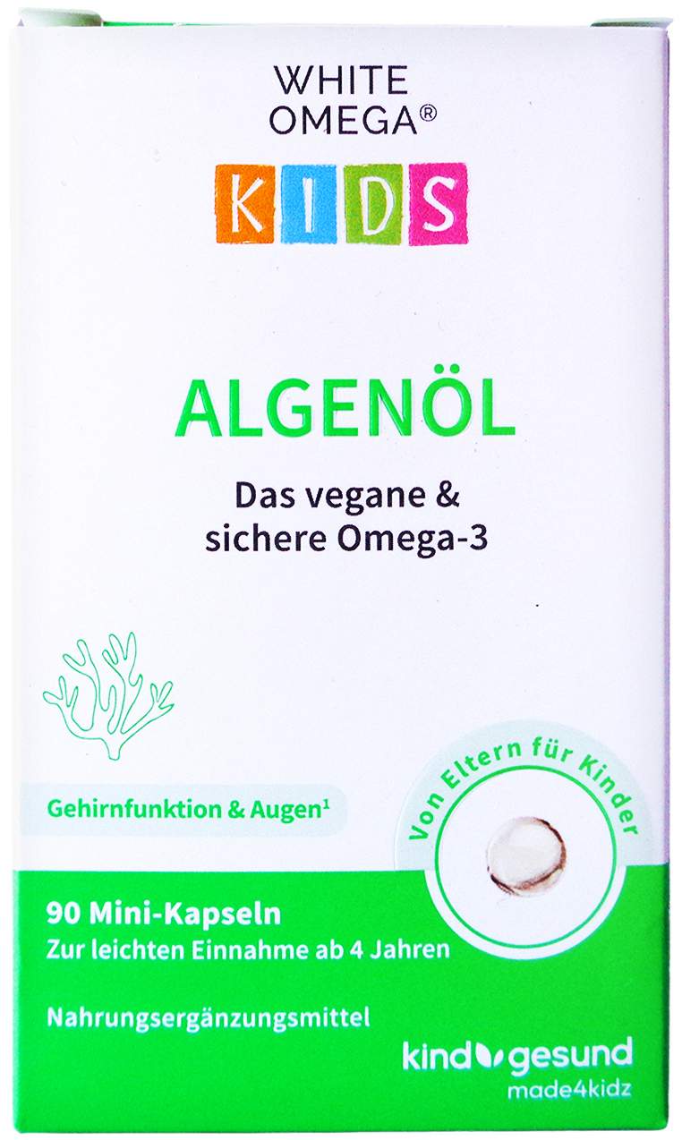 White Omega Kids Algenöl Weichkapseln 90 Stück