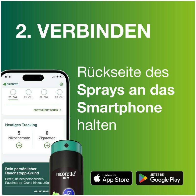 Nicorette Fruit & Mint Spray 1 mg 2 x 2 Stück