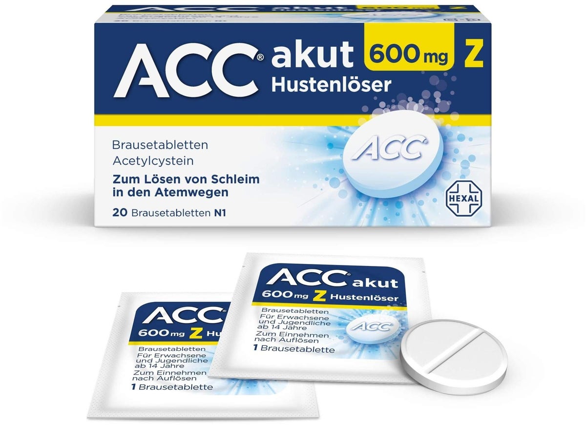 ACC akut 600 mg Z Hustenlöser 20 Brausetabletten