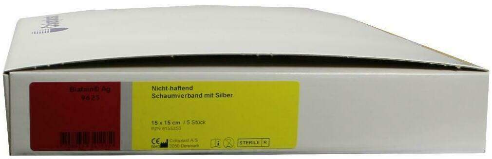 Biatain AG Schaumverband 15x15 cm Nicht Haftend