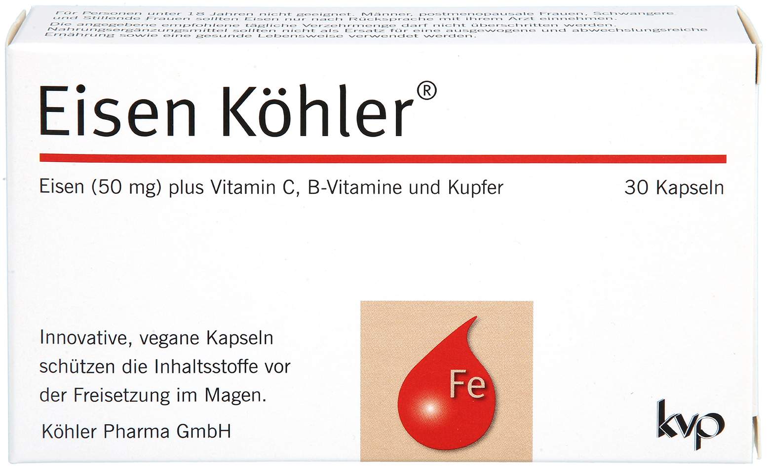 Eisen Köhler® Kapseln 30 Stück