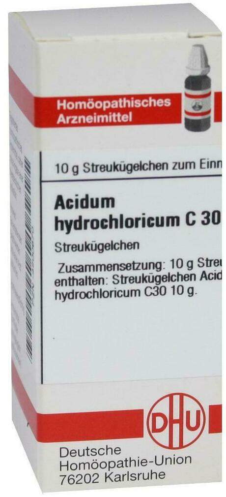Dhu Acidum Hydrochloricum C 30 Globuli